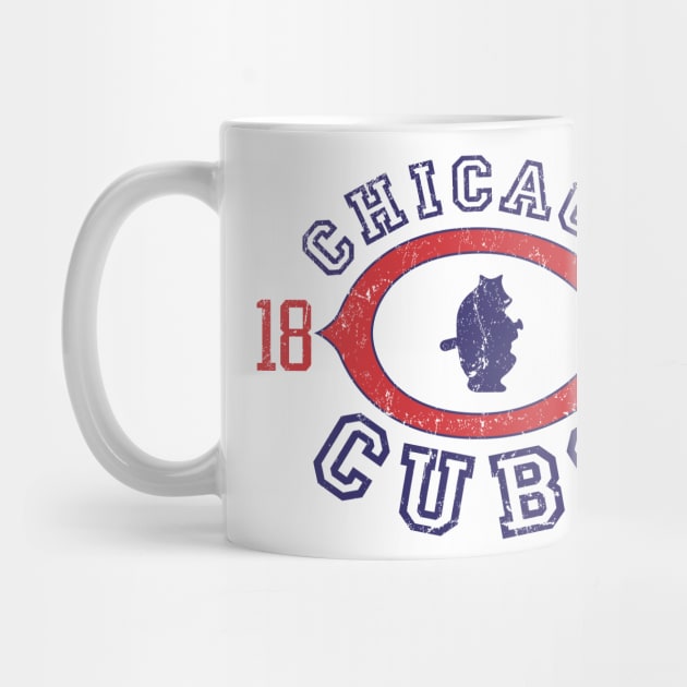 Vintage Chicago Cubs by MindsparkCreative